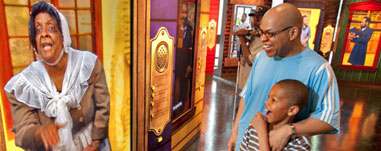 People Enjoying the African American Museum people enjoying the african american museum