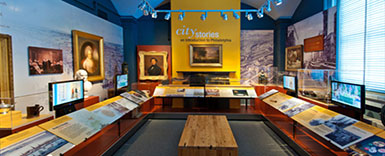 Inside the Philadelphia History Museum inside the philadelphia history museum