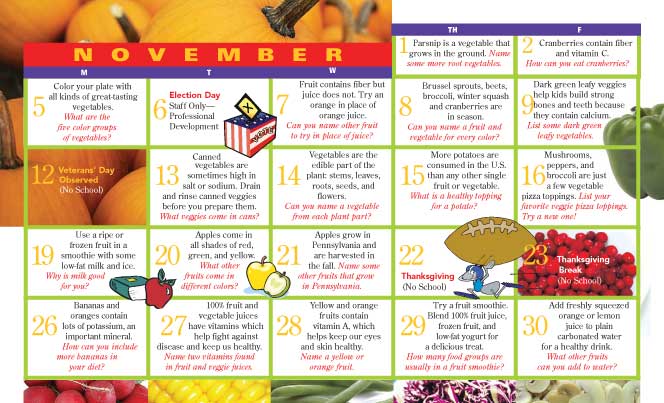 rise and shine calendar