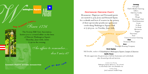 washington square affair invitation
