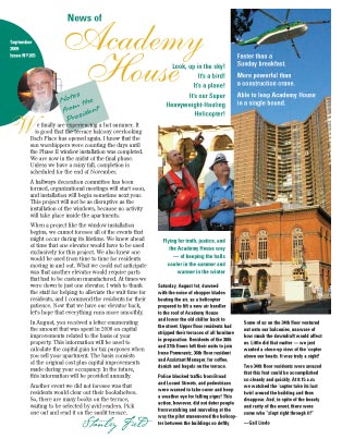 news of academy house